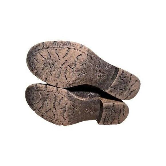 Aqua Sofft Sharnell Brown Suede Knee High Boots Lace Up Zip Water Resist. Sz 7M - Picture 6 of 8